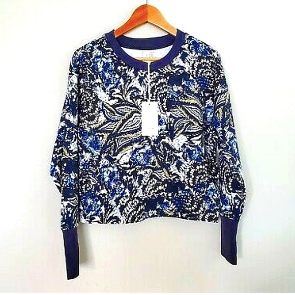 Joie Caleigh Crewneck Sweatshirt w/ Thumb Holes - Picture 3 of 6